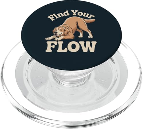 Yoga Golden Retriever Yogi Hund PopSockets PopGrip für MagSafe von Dog Lover Gifts & Tees