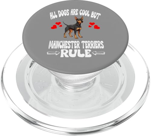 All Dogs Are Cool But Manchester Terrier Rule PopSockets PopGrip für MagSafe All Dogs Are Cool But Manchester Terrier Rule PopSockets PopGrip für MagSafe von Dog Pets