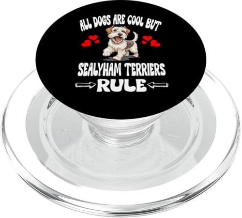 All Dogs Are Cool But Sealyham Terrier Rule PopSockets PopGrip für MagSafe All Dogs Are Cool But Sealyham Terrier Rule PopSockets PopGrip für MagSafe von Dog Pets