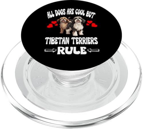 All Dogs Are Cool But Tibetan Terrier Rule PopSockets PopGrip für MagSafe All Dogs Are Cool But Tibetan Terrier Rule PopSockets PopGrip für MagSafe von Dog Pets