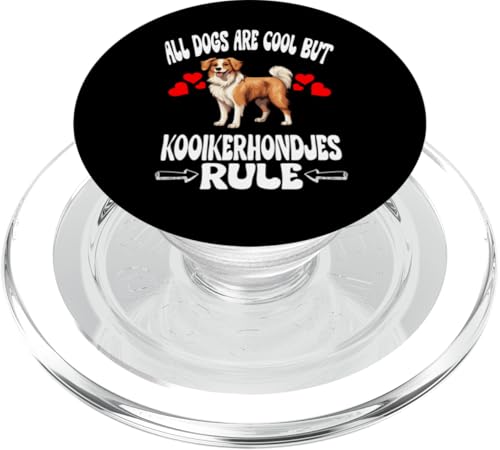 Alle Hunde sind cool, aber Kooikerhondjes regiert PopSockets PopGrip für MagSafe Alle Hunde sind cool, aber Kooikerhondjes regiert PopSockets PopGrip für MagSafe von Dog Pets