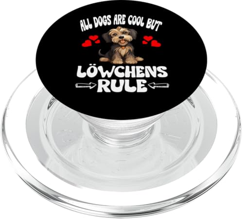 Alle Hunde sind cool, aber Lowchens regiert PopSockets PopGrip für MagSafe Alle Hunde sind cool, aber Lowchens regiert PopSockets PopGrip für MagSafe von Dog Pets