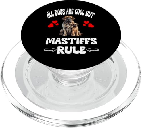 Alle Hunde sind cool, aber Mastiffs herrschen PopSockets PopGrip für MagSafe Alle Hunde sind cool, aber Mastiffs herrschen PopSockets PopGrip für MagSafe von Dog Pets