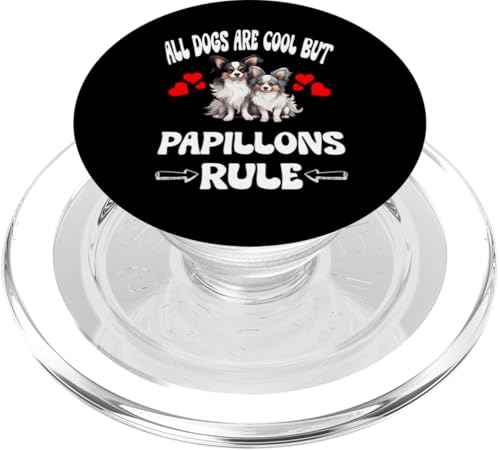 Alle Hunde sind cool, aber Papillons regieren PopSockets PopGrip für MagSafe Alle Hunde sind cool, aber Papillons regieren PopSockets PopGrip für MagSafe von Dog Pets