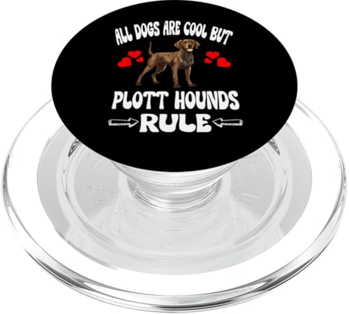 Alle Hunde sind cool, aber Plott Hounds regieren PopSockets PopGrip für MagSafe Alle Hunde sind cool, aber Plott Hounds regieren PopSockets PopGrip für MagSafe von Dog Pets
