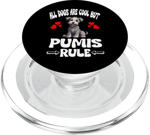 Alle Hunde sind cool, aber Pumis regieren PopSockets PopGrip für MagSafe Alle Hunde sind cool, aber Pumis regieren PopSockets PopGrip für MagSafe von Dog Pets
