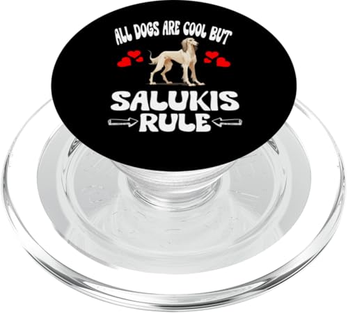 Alle Hunde sind cool, aber Salukis regieren PopSockets PopGrip für MagSafe von Dog Pets