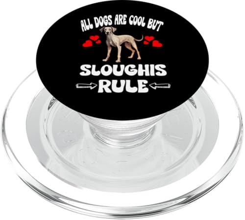Alle Hunde sind cool, aber Sloughis regiert PopSockets PopGrip für MagSafe Alle Hunde sind cool, aber Sloughis regiert PopSockets PopGrip für MagSafe von Dog Pets
