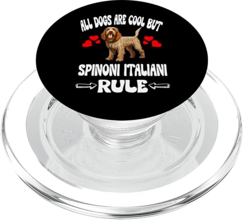 Alle Hunde sind cool, aber Spinoni Italiani regieren PopSockets PopGrip für MagSafe Alle Hunde sind cool, aber Spinoni Italiani regieren PopSockets PopGrip für MagSafe von Dog Pets