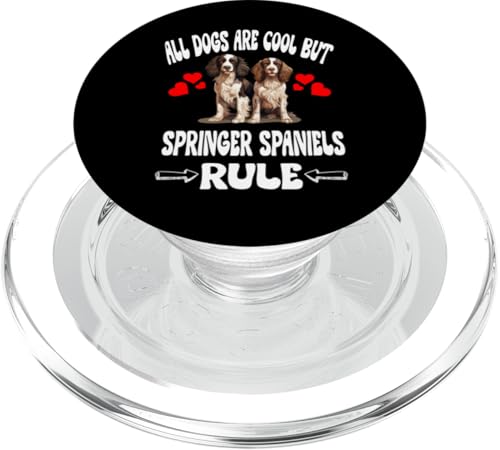 Alle Hunde sind cool, aber Springer Spaniels regieren PopSockets PopGrip für MagSafe Alle Hunde sind cool, aber Springer Spaniels regieren PopSockets PopGrip für MagSafe von Dog Pets