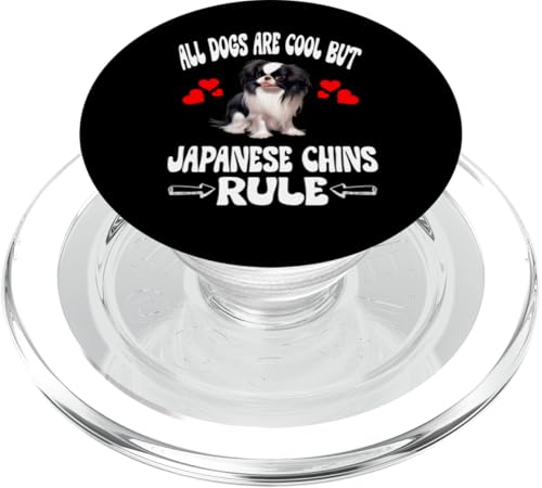 Alle Hunde sind cool, aber das japanische Kinn regiert PopSockets PopGrip für MagSafe Alle Hunde sind cool, aber das japanische Kinn regiert PopSockets PopGrip für MagSafe von Dog Pets