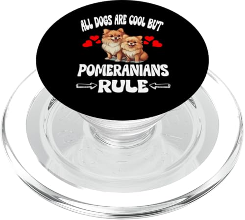 Alle Hunde sind cool, aber die Pommern herrschen PopSockets PopGrip für MagSafe Alle Hunde sind cool, aber die Pommern herrschen PopSockets PopGrip für MagSafe von Dog Pets
