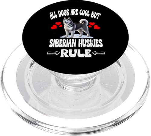 Alle Hunde sind cool, aber die Siberian Huskys herrschen PopSockets PopGrip für MagSafe Alle Hunde sind cool, aber die Siberian Huskys herrschen PopSockets PopGrip für MagSafe von Dog Pets