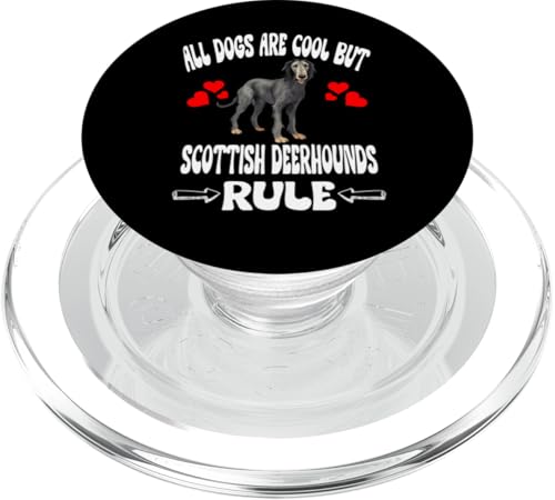 Alle Hunde sind cool, aber schottische Deerhounds herrschen PopSockets PopGrip für MagSafe Alle Hunde sind cool, aber schottische Deerhounds herrschen PopSockets PopGrip für MagSafe von Dog Pets