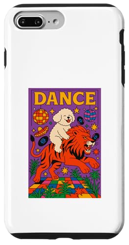 Bichon Riding a Lion Dance Bright Pop Art Bichon Frisé Hülle für iPhone 7 Plus/8 Plus Bichon Riding a Lion Dance Bright Pop Art Bichon Frisé Hülle für iPhone 7 Plus/8 Plus von Dog Pop Art Prints