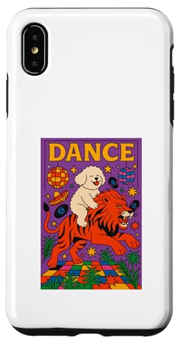 Bichon Riding a Lion Dance Bright Pop Art Bichon Frisé Hülle für iPhone XS Max Bichon Riding a Lion Dance Bright Pop Art Bichon Frisé Hülle für iPhone XS Max von Dog Pop Art Prints