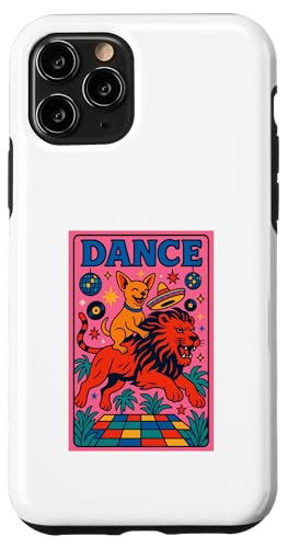 Chihuahua reitet einen Löwen Tanz, helle Pop-Art, niedlich Hülle für iPhone 11 Pro Chihuahua reitet einen Löwen Tanz, helle Pop-Art, niedlich Hülle für iPhone 11 Pro von Dog Pop Art Prints