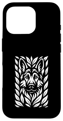 Deutscher Schäferhund, cleveres Design, optische Täuschung Hülle für iPhone 16 Pro Deutscher Schäferhund, cleveres Design, optische Täuschung Hülle für iPhone 16 Pro von Dog Pop Art Prints