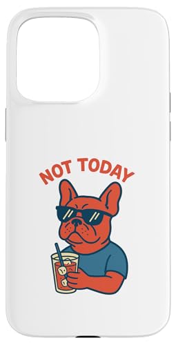 Französische Bulldogge Not Today Hipster trinkt Limonade, Vintage-Kunst Hülle für iPhone 15 Pro Max Französische Bulldogge Not Today Hipster trinkt Limonade, Vintage-Kunst Hülle für iPhone 15 Pro Max von Dog Pop Art Prints