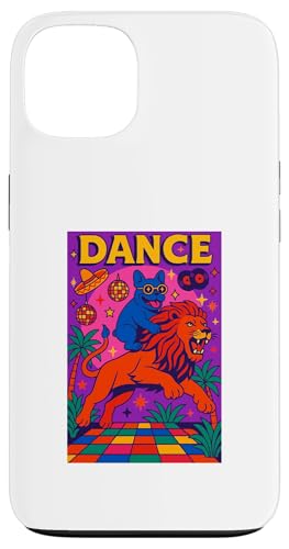Französische Bulldogge reitet einen Löwen Tanz, helle Kunst, cooler Frenchie Hülle für iPhone 13 Französische Bulldogge reitet einen Löwen Tanz, helle Kunst, cooler Frenchie Hülle für iPhone 13 von Dog Pop Art Prints