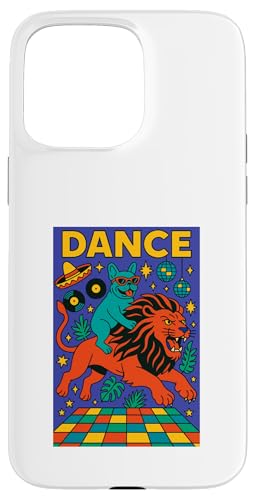 Französische Bulldogge reitet einen Löwentanz Bright Pop Art Frenchie Hülle für iPhone 15 Pro Max Französische Bulldogge reitet einen Löwentanz Bright Pop Art Frenchie Hülle für iPhone 15 Pro Max von Dog Pop Art Prints