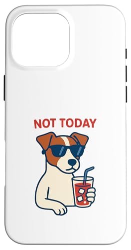Jack Russell Terrier trinkt heute nicht Limonade Vintage Hülle für iPhone 16 Pro Max Jack Russell Terrier trinkt heute nicht Limonade Vintage Hülle für iPhone 16 Pro Max von Dog Pop Art Prints