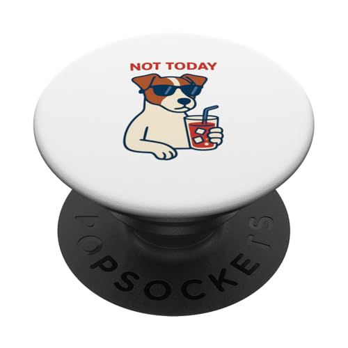 Jack Russell Terrier trinkt heute nicht Limonade Vintage PopSockets Klebender PopGrip Jack Russell Terrier trinkt heute nicht Limonade Vintage PopSockets Klebender PopGrip von Dog Pop Art Prints