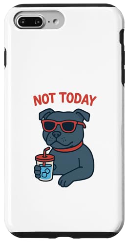 Staffordshire Bull Terrier trinkt heute nicht Limonade Vintage Hülle für iPhone 7 Plus/8 Plus Staffordshire Bull Terrier trinkt heute nicht Limonade Vintage Hülle für iPhone 7 Plus/8 Plus von Dog Pop Art Prints