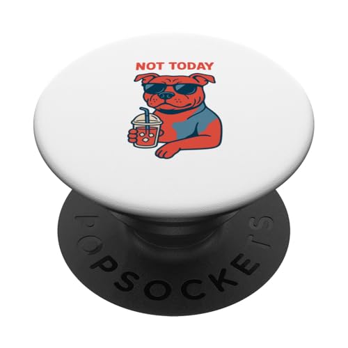 Staffordshire Bull Terrier trinkt heute nicht Limonade Vintage PopSockets Klebender PopGrip Staffordshire Bull Terrier trinkt heute nicht Limonade Vintage PopSockets Klebender PopGrip von Dog Pop Art Prints