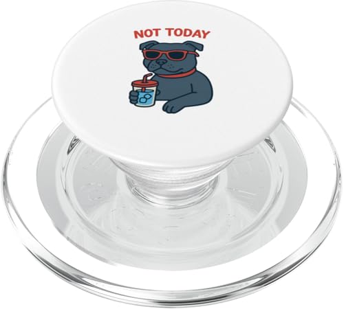 Staffordshire Bull Terrier trinkt heute nicht Limonade Vintage PopSockets PopGrip für MagSafe Staffordshire Bull Terrier trinkt heute nicht Limonade Vintage PopSockets PopGrip für MagSafe von Dog Pop Art Prints
