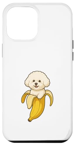 Bichon Frisé in einer Banane lustig Hülle für iPhone 12 Pro Max von Dog Pop Art Store