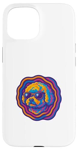 Bichon trägt Sonnenbrille Stilvolle Hund Pop Art Hülle für iPhone 15 von Dog Pop Art Store