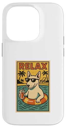 Bull Terrier Entspannend Relax im Comic-Stil Hülle für iPhone 14 Pro Bull Terrier Entspannend Relax im Comic-Stil Hülle für iPhone 14 Pro von Dog Pop Art Store