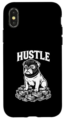 Bulldogge mit Sturmhaube Gangster Hektik Geld Hülle für iPhone X/XS Bulldogge mit Sturmhaube Gangster Hektik Geld Hülle für iPhone X/XS von Dog Pop Art Store