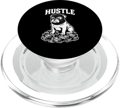 Bulldogge mit Sturmhaube Gangster Hektik Geld PopSockets PopGrip für MagSafe Bulldogge mit Sturmhaube Gangster Hektik Geld PopSockets PopGrip für MagSafe von Dog Pop Art Store