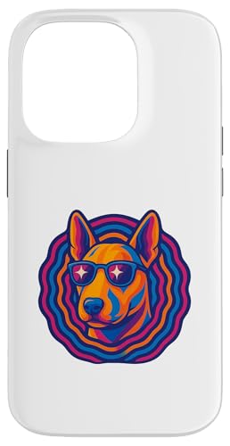 Bullterrier mit Sonnenbrille, stilvolle Hunde-Pop-Art Hülle für iPhone 14 Pro Bullterrier mit Sonnenbrille, stilvolle Hunde-Pop-Art Hülle für iPhone 14 Pro von Dog Pop Art Store