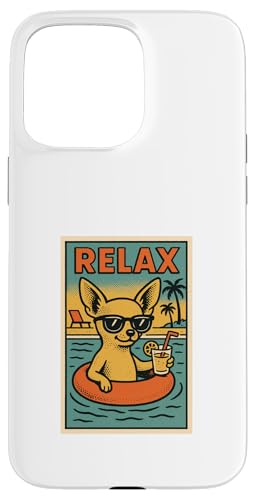 Chihuahua Relaxing Cool Dog im Comicbuch-Stil Relax Hülle für iPhone 15 Pro Max Chihuahua Relaxing Cool Dog im Comicbuch-Stil Relax Hülle für iPhone 15 Pro Max von Dog Pop Art Store