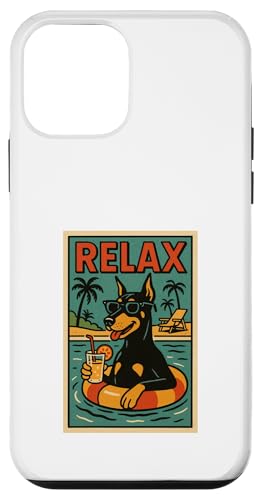 Dobermann Entspannt euch im Comic-Stil Hülle für iPhone 12 mini Dobermann Entspannt euch im Comic-Stil Hülle für iPhone 12 mini von Dog Pop Art Store
