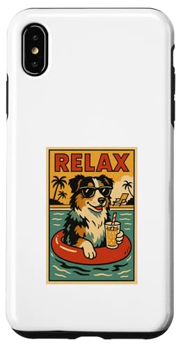 Entspannender Border Collie, cooler Hund, im Comicbuch-Stil, Relax Hülle für iPhone XS Max Entspannender Border Collie, cooler Hund, im Comicbuch-Stil, Relax Hülle für iPhone XS Max von Dog Pop Art Store