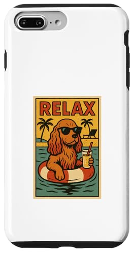 Entspannender Cocker Spaniel, cooler Hund, im Comicbuch-Stil, Relax Hülle für iPhone 7 Plus/8 Plus Entspannender Cocker Spaniel, cooler Hund, im Comicbuch-Stil, Relax Hülle für iPhone 7 Plus/8 Plus von Dog Pop Art Store