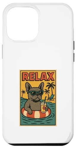 Französische Bulldogge Relaxing Comic Book Style Relax Frenchie Hülle für iPhone 12 Pro Max Französische Bulldogge Relaxing Comic Book Style Relax Frenchie Hülle für iPhone 12 Pro Max von Dog Pop Art Store