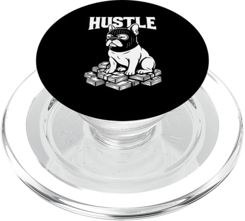 Französische Bulldogge mit Sturmhaube Gangster Hektik Geld PopSockets PopGrip für MagSafe Französische Bulldogge mit Sturmhaube Gangster Hektik Geld PopSockets PopGrip für MagSafe von Dog Pop Art Store