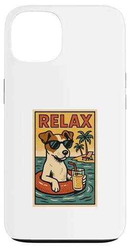 Jack Russell Terrier Entspannende Entspannung im Comic-Stil Hülle für iPhone 13 Jack Russell Terrier Entspannende Entspannung im Comic-Stil Hülle für iPhone 13 von Dog Pop Art Store