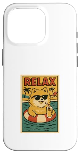 Pommersche Entspannung im coolen Hunde-Comicbuch-Stil Relax Hülle für iPhone 16 Pro Pommersche Entspannung im coolen Hunde-Comicbuch-Stil Relax Hülle für iPhone 16 Pro von Dog Pop Art Store