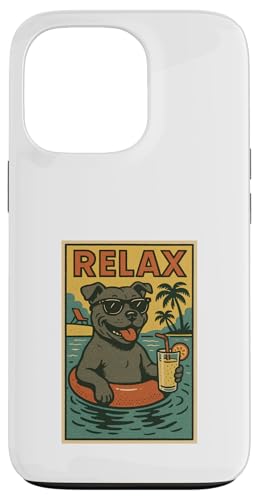 Staffordshire Bull Terrier Entspannende Entspannung im Comic-Stil Hülle für iPhone 13 Pro Staffordshire Bull Terrier Entspannende Entspannung im Comic-Stil Hülle für iPhone 13 Pro von Dog Pop Art Store