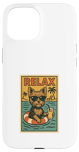 Yorkshire Terrier, entspannend, cool, für Hunde, im Comicbuch-Stil Hülle für iPhone 15 Yorkshire Terrier, entspannend, cool, für Hunde, im Comicbuch-Stil Hülle für iPhone 15 von Dog Pop Art Store