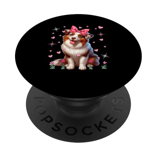 Australian Shepherd Fliege Passende Hundebesitzer Liebhaber Mädchen PopSockets Klebender PopGrip Australian Shepherd Fliege Passende Hundebesitzer Liebhaber Mädchen PopSockets Klebender PopGrip von Dog Vacations Costume