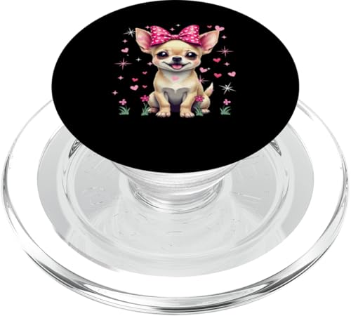 Chihuahua-Fliege, passender Hundebesitzer, Familie, Kinder, Liebhaber, Mädchen PopSockets PopGrip für MagSafe Chihuahua-Fliege, passender Hundebesitzer, Familie, Kinder, Liebhaber, Mädchen PopSockets PopGrip für MagSafe von Dog Vacations Costume