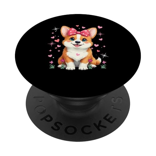 Corgi Fliege, passender Hundebesitzer, Familie, Kinder, Liebhaber, Mädchen PopSockets Klebender PopGrip Corgi Fliege, passender Hundebesitzer, Familie, Kinder, Liebhaber, Mädchen PopSockets Klebender PopGrip von Dog Vacations Costume