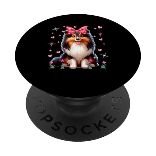 Sheltie Fliege Passende Hundebesitzer Familie Kinder Liebhaber Mädchen PopSockets Klebender PopGrip Sheltie Fliege Passende Hundebesitzer Familie Kinder Liebhaber Mädchen PopSockets Klebender PopGrip von Dog Vacations Costume